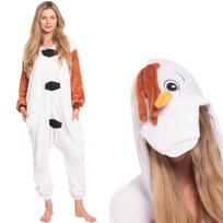 Moteriška Vientisa Pižama Kigurumi Kombinezonas „Onesie“ Sniego Senis Olafas 175-185 Cm Xl, XL