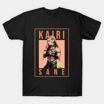 WWE Kairi Sane Juodi Marškinėliai , Imtynių Superžvaigždė 4XL
