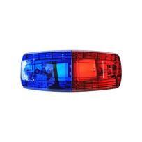 LED Raudona Mėlyna Įspėjanti Avarinė Policijos Šviesa Mirksinti Įkraunama Įspėjanti Saugos Peties Lempa Naktinė Lempa Saugos Peties Lempa