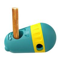 Šunų galvosūkių lesyklė Šunų skanėstų dalijimo žaislas su apsauga nuo užspringimo, bully sticks laikiklis, interaktyvi lėtojo ėdalo lesyklė mažiems, vidutiniams, dideliems šunims žalia