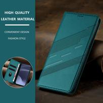 vivo X300 Pro prabangus odinis dėklas Retro odinė piniginė Knyga Apverčiamas Magnetinis AUTOMATIŠKAI Uždarymas Pilnas Dangtelis vivo X300Pro telefono dėklams PU Leather Silicone&vivo X300 Pro žalia