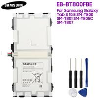 Originalus atsarginis akumuliatorius, skirtas Samsung Galaxy Tab S 10.5 SM-T800 7900mAh SM-T801 SM-T805C SM-T807 EB-BT800FBE 7900mAh
