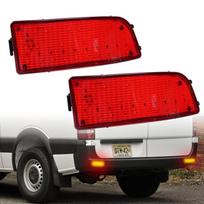 2 vnt galinio buferio atšvaito šviesa kairėje dešinėje 9068260040 Mercedes Skirta Benz Sprinter W906 2006-2016 Crafter 2006-2016 RED