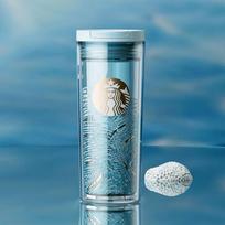 Starbucks Micro Blue Rhythm Dvisluoksnis kavos puodelis