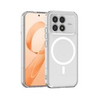Transparent Minimalist for MagSafe Case for Xiaomi Poco F8 Ultra F8 Pro Redmi K90 Pro Max K90 Magnetic Wireless Charging Protect Bumper Cover For Poco F8 Ultra gryna