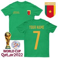Asmeninė Kamerūno futbolo marškinėlių su vardu ir numeriu #WC 4XL
