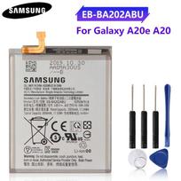 Originalus atsarginis akumuliatorius Samsung Galaxy A20e A10e A102W A102U SM-A202F A202F EB-BA202ABU telefonams 3000mAh