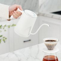 TIMEMORE Žuvelės formos išmanusis elektrinis virdulys su temperatūros reguliavimu pour-over kavai