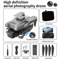 Naujas YK8 Drone ESC HD dvigubos kameros kliūčių išvengimo WiFi FPV optinio srauto padėties nustatymo ESI fotografijos sulankstomas nuotolinio valdymo pultas keturkopterio žaislas 1 Battery juoda