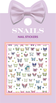 Snails nagų lipdukai, Drugelių pieva