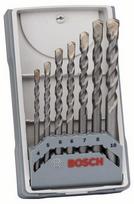 Grąžtų komplektas betonui Bosch Silver Percussion, 7 vnt.