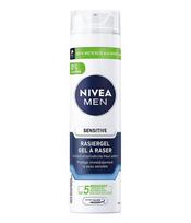 Skutimosi gelis jautriai odai Nivea Sensitive, 200 ml