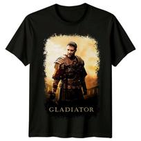 Gladiatorius (2000 m) Filmo plakato įkvėpti marškinėliai Retro marškinėliai Unisex 3XL