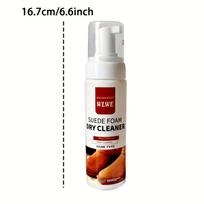 Suede and Cowhide Shoe Care Kit Foam Cleaner,Residue-Free Formula for Snow Boots,Knit Shoes,Canvas Sneakers,Sports Shoe Cleaner 200ml