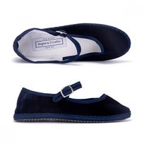 Drogeria Mjpj Ve Oo Nax Mary Jane VelVet Navy Flats MJPJ VE OO NAX (40)