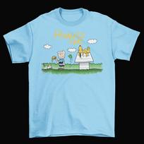 Adventure Time Charlie Brown T-Shirt Unisex Cotton Peanuts Finn Jake Snoopy New L