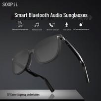 SooPii išmanūs Bluetooth kaulų laidumo akiniai nuo saulės