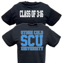 WWE Stone Cold Steve Austin Class Of 316 SCU Black T-shirt S