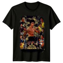 Įeik į drakoną (1973 m) Filmo plakato įkvėpti marškinėliai Retro 80-ųjų T-shirt S