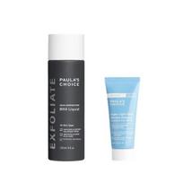 Paula’s Choice 2 žingsnių odos priežiūros rinkinys: BHA skystas šveitiklis 118 ml + Resist itin lengvas kasdienis apsauginis kremas nuo raukšlių SPF 30 15 ml