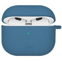 UNIQ Nexo Case AirPods 4 + Ear Hooks Silicone Pacific Blue