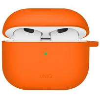 UNIQ Nexo Case AirPods 4 + Ear Hooks Silicone Volt Orange