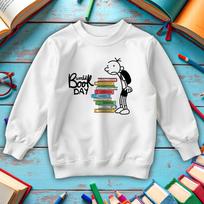 Dienoraštis nevykėlio Džefo Kīnėjaus Vyriškas Pasaulio knygos dienos megztinis Džemperis Kostiumas 1#WBD S