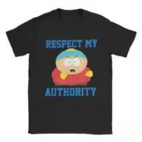 Crazy South Park marškinėliai Vyrams Moterims Juokingi Animaciniai Mieli Komiksų Vasariniai Medvilniniai Laisvalaikio Trumpomis Rankovėmis Apvaliu Kaklu Drabužiai Laisvi Viršutiniai XS juoda