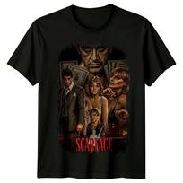 Randuotasis (1983 m) Filmo plakato įkvėpti marškinėliai Retro marškinėliai Unisex 3XL