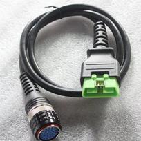For Vocom 88890304 Obd 2 Diagnostic Main Test Cable Car Repair Tool Automobiles Parts OBD2 16PIN juoda/žalia
