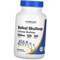 Baikalo raudonėlio ekstraktas, Baikal Skullcap 500, Nutricost 120 kaps. (71647101) 120caps