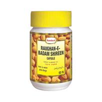 Hamdard Roghan Badam Shirin kapsulės 60 vnt. plaukų maitinimui, smegenų stiprinimui, odos priežiūrai