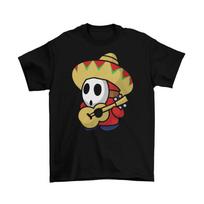 Shy Guy Sombrero T-Shirt Unisex Adult Funny Sizes Mario Odyssey Nintendo Switch 2XL