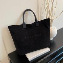 Tote bag retro high-value summer letter casual handbag minimalist fashionable commuter large-capacity bag women juoda