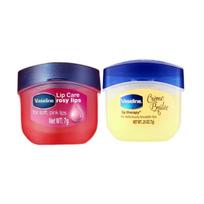 Vaseline Repairing & Moisturizing Lip Balm Duo - Caramel Pudding & Rose Bud