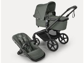 Universalus vežimėlis Bugaboo Fox 5 Renew Forest green/ Forest green /Black frame 2in1