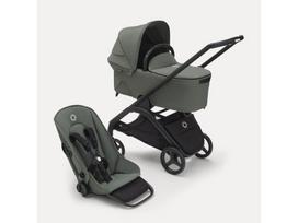 Universalus vežimėlio komplektas Bugaboo Dragonfly 2in1  Forest green/Forest green/ black frame