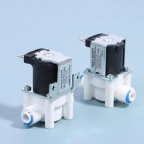 1 vnt. Įleidimo solenoidinis vožtuvas 12V/24V gryno vandens mašinai, vandens valytuvui, atvirkštinio osmoso 2 taškų greito prijungimo vožtuvo jungiklis 24V