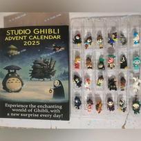 2025 Klasikinis Studio Ghibli Anime Kalėdinis Advento Kalendorius Žaisliukas Figūrėlė Kolekcionuojamas Cosplay Aksesuaras Madingas Atgalinės Ataskaitos Slepiančioji Dėžutė