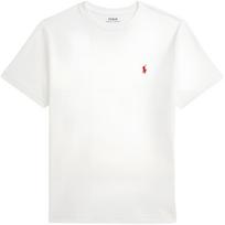 Polo Ralph Lauren marškinėliai Ss25 su banglentės raštu, megzti medvilniniai vaikiški marškinėliai, balti 323965839-001 XL