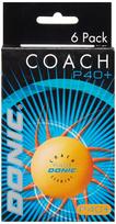 Stalo teniso kamuoliukai Donic Coach P40+** oranžiniai (6vnt. pak.)