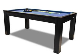 Pulo stalas Mars De Luxe juodas (182x101cm) 3 in 1 su komplektacija, stalvišiu