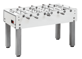 Futbolo stalas Garlando Pure White, vientisi strypai