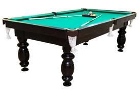 Pulo stalas Elegant 9' pėdų (285x160cm) žalias audinys, su komplektacija