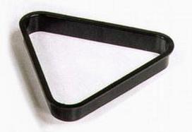 Pulo trikampis 50.8mm skersmens, plastikinis, juodas