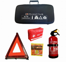 NAUJOS SUDĖTIES 1 KG AUTOMOBILIO SAUGOS RINKINYS ''ALBURNUS''