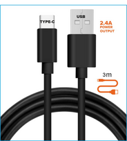 ĮKROVIMO LAIDAS USB SU TYPE-C 3M