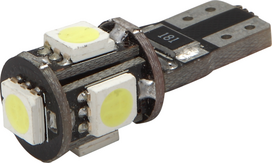 LEMPUTĖS T10 5LED SMD CANBUS