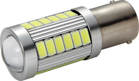 LEMPUTĖS S25 LED 33SMD BA15S CANBUS 12V (2VNT)
