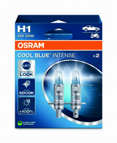 OSRAM LEMPUTĖS H1 55W 12V P14.5S COOL BLUE INTENSE +100%